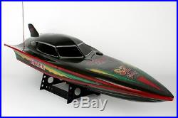 RC SALE Radio Remote Control Black Stealth EP Racing Model Speed Boat 7000 Toy