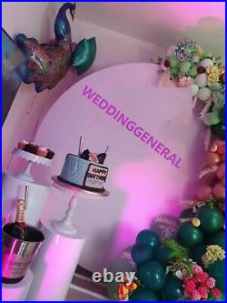 Round White Wedding Display Plinth Cake Stand Sale- Set of 3(80cm, 60cm & 40)