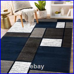 Rugshop Area Rugs Contemporary Modern Boxed Color Block Dining Room Rug New Sale
