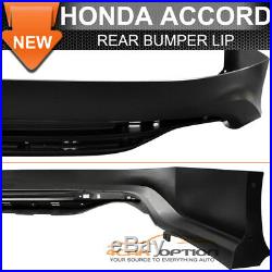SALES Fit 13-15 Accord 4Dr MD Front + Rear Bumper Lip + Side Skirts Unpainted PP
