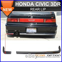 SALES! Fit 88-91 Honda Civic Ikon 2Pc Rear Bumper Lip