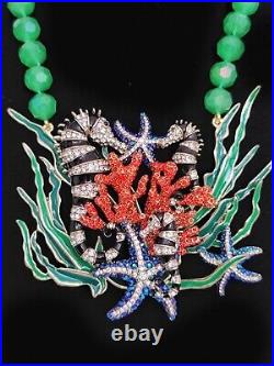 SALE 8HR ONLY? Heidi Daus Sea-Sonal Seahorse Coral Reef Necklace
