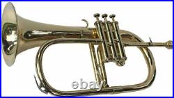 SALE BRAND NEW BRASS Bb FLUGEL HORN+FREE CASE+MOUTHIPICE+FAST SHIPPING