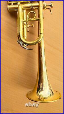 SALE BRAND NEW BRASS FINISH Bb FLAT TRUMPET C FREE HARD CASE +MouthPiece