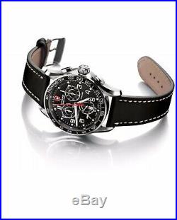 SALE BRAND NEW Victorinox Men's Chronograph Leather Watch 241444 WITH BOX/TAG