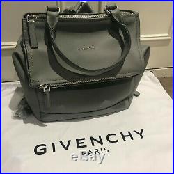 SALE Brand New Authentic Givenchy Pearl Grey Leather Convertible Backpack Bag