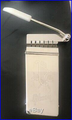 SALE! Engraved Long Maestro Vibrola Tremolo WithArm Nickel Fit Gibson SG US SELLER