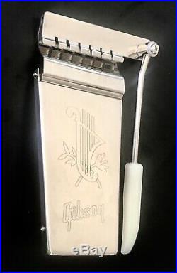 SALE! Engraved Maestro Lyre Vibrola Tremolo WithArm Nickel Fit Gibson SG US SELLER