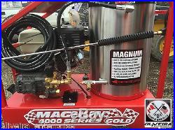 SALE Magnum 4000 PSI Hot water pressure washer, 15 HP Gas units