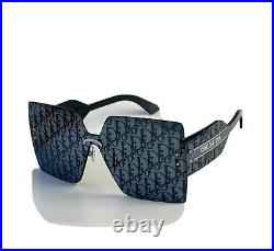 SALE! New Authentic Christian Dior DiorClub M5U Blue Oblique Square Sunglasses