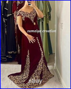 SALE New Moroccan Dubai Kaftans Farasha Abaya Dress Very Fancy Long Gown SC 144