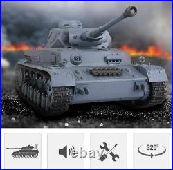 SALE RC HENG LONG 1/16 Panzer IV F2 Stug Tank IR BB Smoke Sound 2.4G Version 7