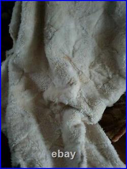 SALE Real Fur Rug Blanket, Throw TOSCANA Wool Shearling Sheepskin Rug 160x200cm
