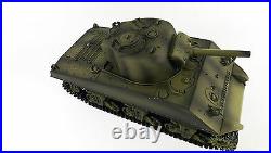 SALE Remote Control USA WW2 Sherman RC Smoke Sound 2.4G Army Battle Tank Model