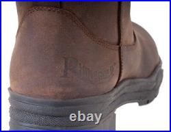 SALE Rhinegold Colorado Leather Ladies Yard Country Boots Fully Adjustable Calf
