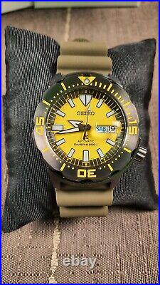 SALE! SEIKO MONSTER YELLOW SRPF35 DIVER Automatic -SPECIAL EDITION BNIB