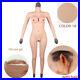 SALE Silicone FullBody Boobs D Cup Breast Forms With Hair Transgender Color 1