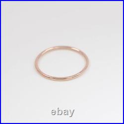 SALE! Solid Gold Ring, 1.0mm 14K Solid Gold Band, Simple Gold Ring Unique ring