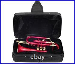 SUMMER SALE! BRAND NEW RED BRASS FINISH Bb FLAT CORNET +FAST SHIP+FREE CASE