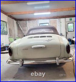 SUPER SALE VW Karmann Ghia 1956-1971 Euro Style Bumpers in Stainless Steel new