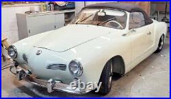 SUPER SALE VW Karmann Ghia 1956-1971 Euro Style Bumpers in Stainless Steel new