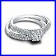 Sale 1.15 Ct Real Diamond Wedding Ring Set Solid 14K White Gold Band Size 5 7 8