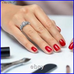 Sale 1.56 CT J I1 Round 3 Stone Diamond Engagement Ring 18K White Gold 01052221