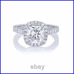 Sale 1.60 Ct Diamond Simulated Ring 14K White Gold Women's Band Size 5 6 7 8