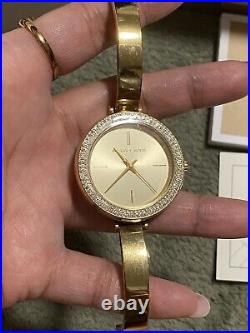 Sale Brand New Michael Kors Carey Gold Tone Watch with2 Extra Top Rings SRP $275