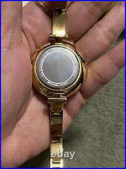 Sale Brand New Michael Kors Carey Gold Tone Watch with2 Extra Top Rings SRP $275