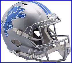 Sale Detroit Lions NFL Full Size Speed Replica Football Helmet Ships Fast
