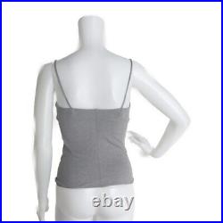 Sale Fashion Outlet Class Gift Chanel P33418V02124 38 Camisole Silk Gray Inner