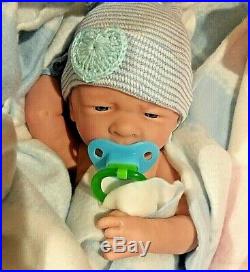 Sale Precious Preemie Boy Berenguer Preemie First Yawn Takes Pacifier New