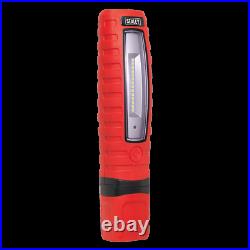Sale! Red Sealey 360° Led Inspection Hand Lamp Torch Rechargeable