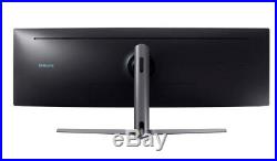 Sale SAMSUNG C49HG90 49 QLED Quantum Dot 144Hz HDR 329 Curved Gaming Monitor
