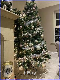 Sale! Was £99.99, 7ft Pre-lit Christmas Tree, 400 Multifunctional LED Lights