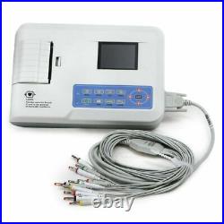 Single Channel Portable ECG /EKG 12 leads machine Electrocardiograph, FDA, US Sale