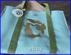 Spartina 449 Mermaid CARRY ALL Tote Bag RETIRED RARE BRAND NEW Sale! EMBROIDERED