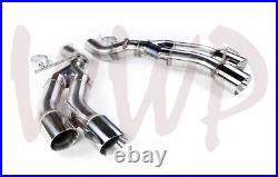 Stainless 3 Axle Back Exhaust System For 16-24 Chevy Camaro SS 6.2L No Valves