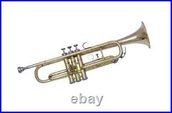Superb Sale Bb Flat Brand New Brass Trumpet With Free Case+Mp fast Delivery
