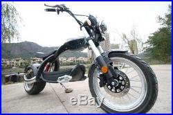 TOP SALE 2020, ELECTRIC SCOOTER CHOPPER HARLEY, Fat Wide Tire, Motor 2000W 60V