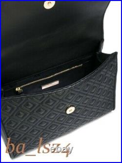 TORY BURCH Large Fleming Convertible Shoulder Bag NWT Black Authentic 31381 sale