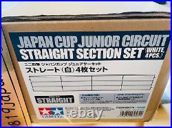 Tamiya Mini 4WD Special Sale Item Japan Cup Junior Circuit Straight White New