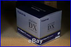 Tokina Sale! Brand New USA 3 Yr 14-20mm F2.0 Lens For Canon Eos At-x Pro DX