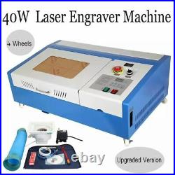 Top Sale! 40W CO2 USB laser Engraving Cutting Machine Engraver Cutter 220V/110V