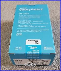 UK SALE SEALED BRAND NEW Samsung Galaxy Folder 2 16GB Black Flip Phone