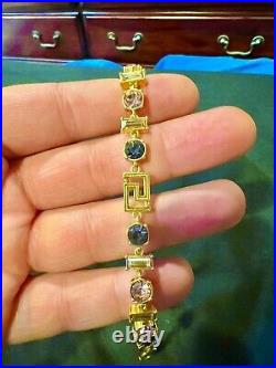 Versace Greca Crystal Bracelet (Matching ring For Sale)