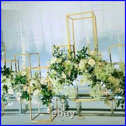 WeddingGeneral Rectangle Flower Stand 4SETS-100cm, 80cm, 60cm &40cm for Sale