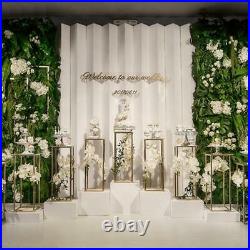 WeddingGeneral Rectangle Flower Stand 4SETS-100cm, 80cm, 60cm &40cm for Sale