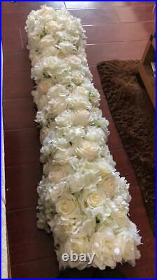Wedding Top Table Backdrop Walkway Flower Arrangement Runner for SALE-(1M Long)